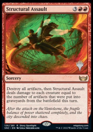 Structural Assault (Promo Pack) [Streets of New Capenna Promos] | The CG Realm