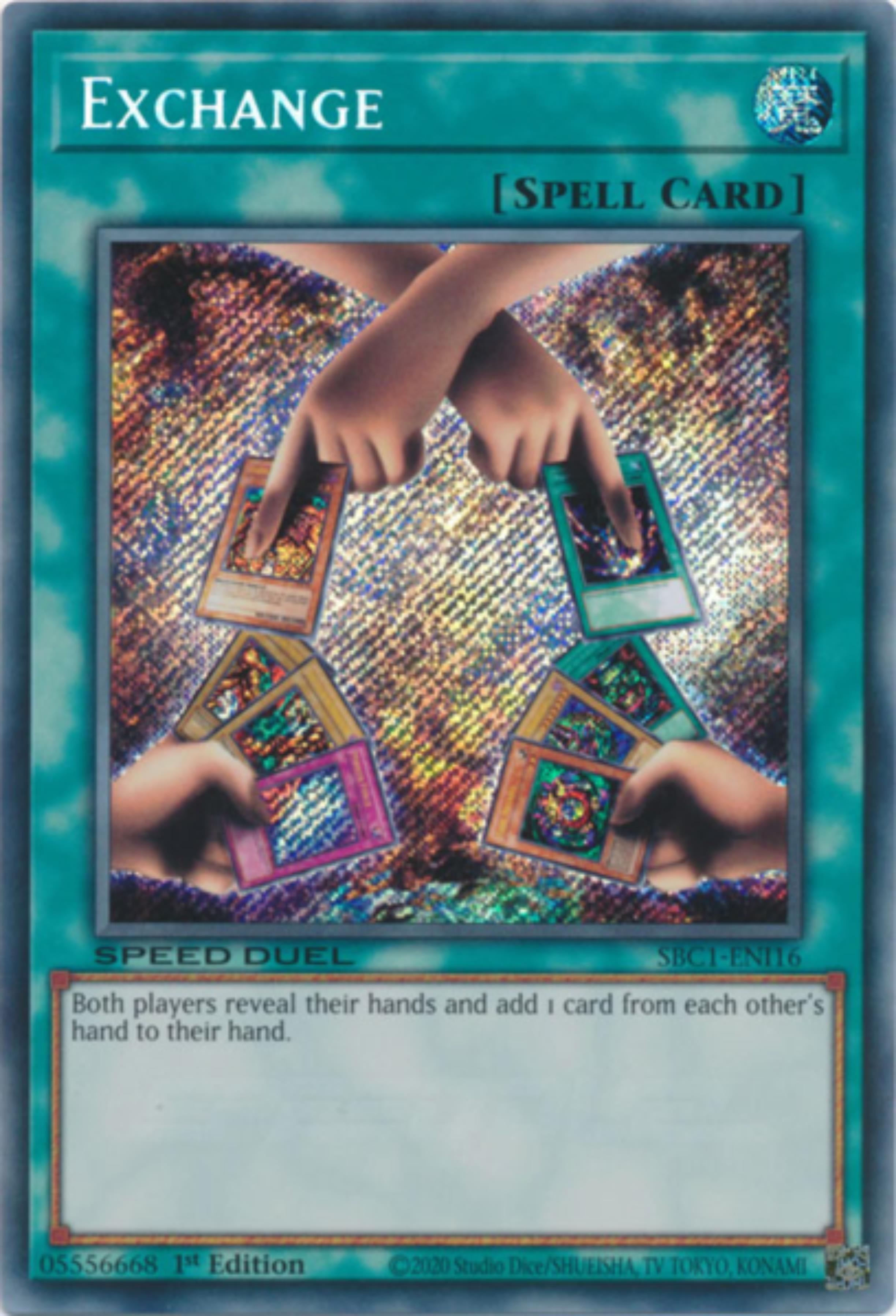 Exchange [SBC1-ENI16] Secret Rare | The CG Realm