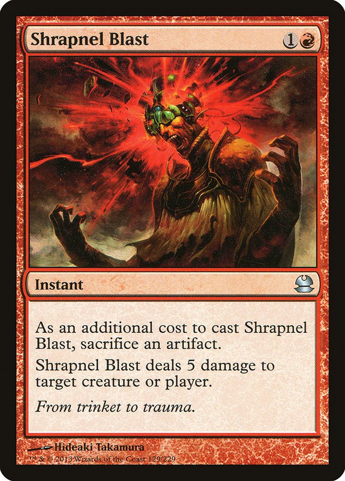 Shrapnel Blast [Modern Masters] | The CG Realm