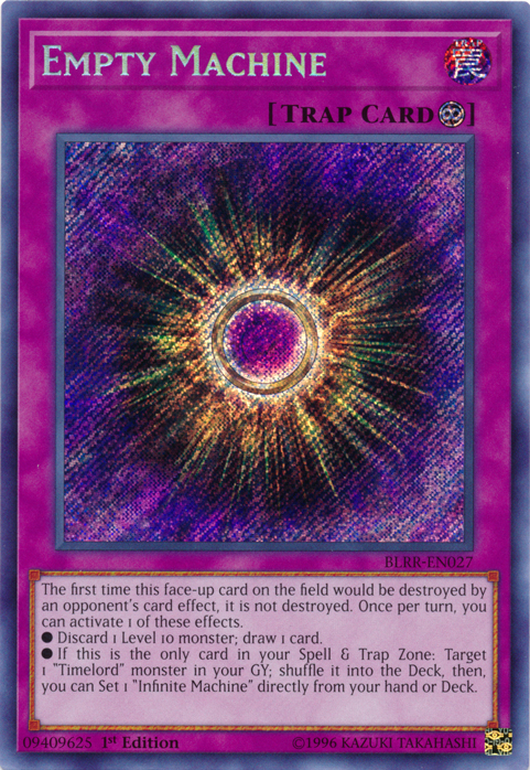 Empty Machine [BLRR-EN027] Secret Rare | The CG Realm