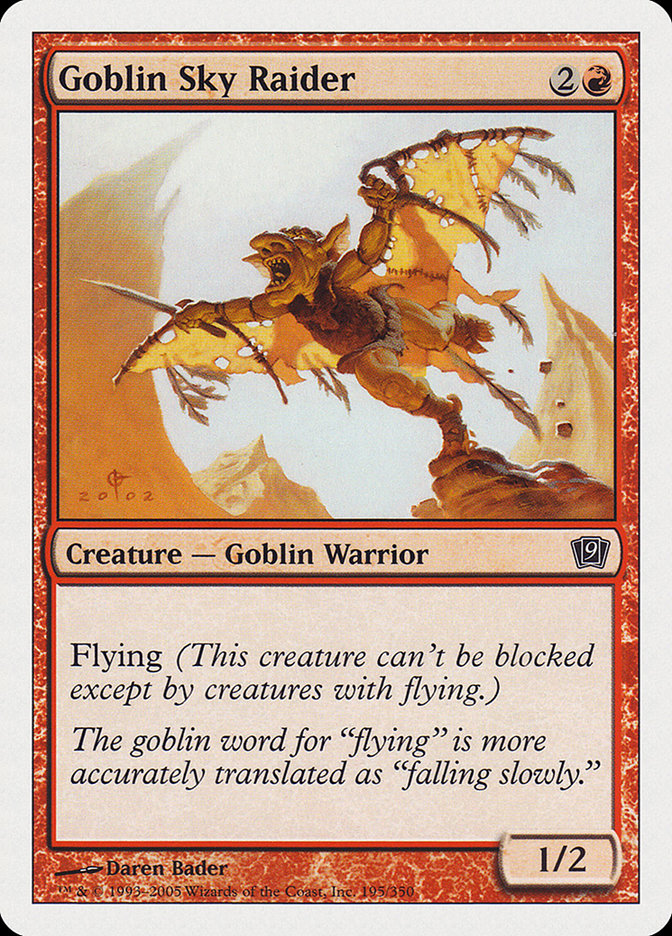 Goblin Sky Raider [Ninth Edition] | The CG Realm