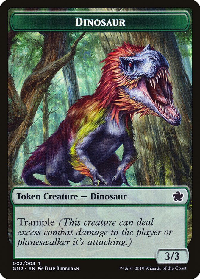 Dinosaur Token [Game Night 2019 Tokens] | The CG Realm