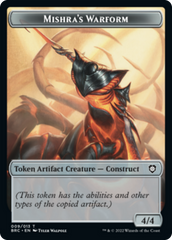 Mishra's Warform // Inkling Double-Sided Token [The Brothers' War Commander Tokens] | The CG Realm