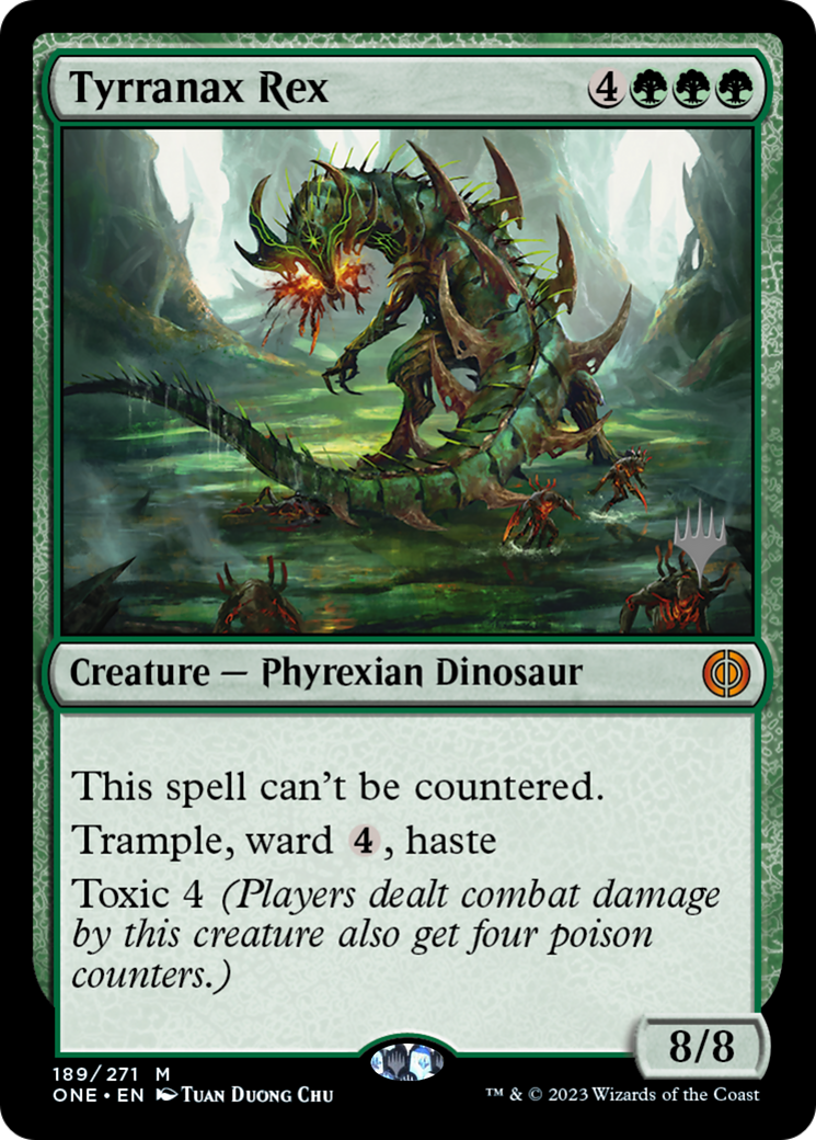 Tyrranax Rex (Promo Pack) [Phyrexia: All Will Be One Promos] | The CG Realm