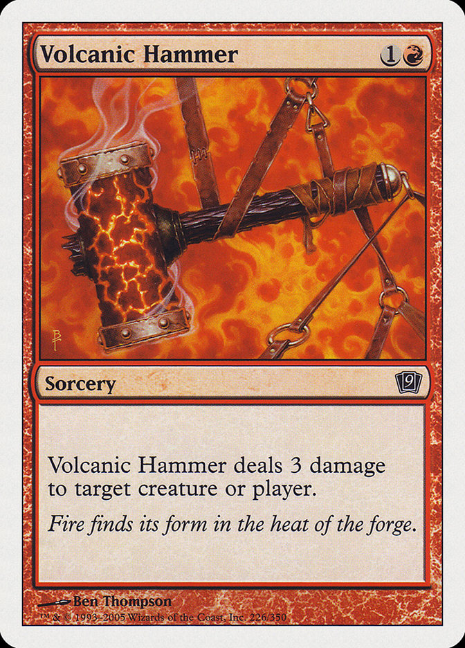 Volcanic Hammer [Ninth Edition] | The CG Realm