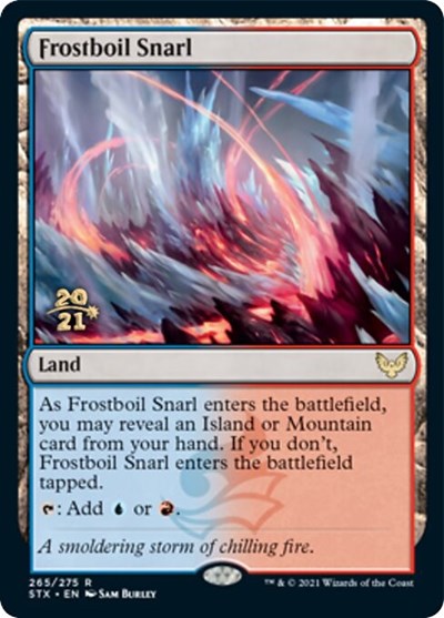 Frostboil Snarl [Strixhaven: School of Mages Prerelease Promos] | The CG Realm