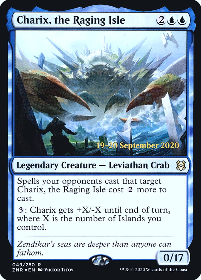 Charix, the Raging Isle [Zendikar Rising Prerelease Promos] | The CG Realm