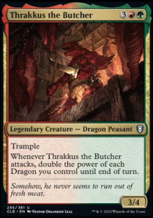 Thrakkus the Butcher [Commander Legends: Battle for Baldur's Gate] | The CG Realm