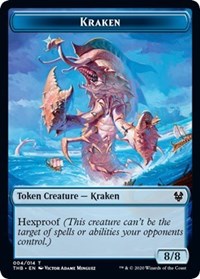 Kraken // Satyr Double-Sided Token [Theros Beyond Death Tokens] | The CG Realm