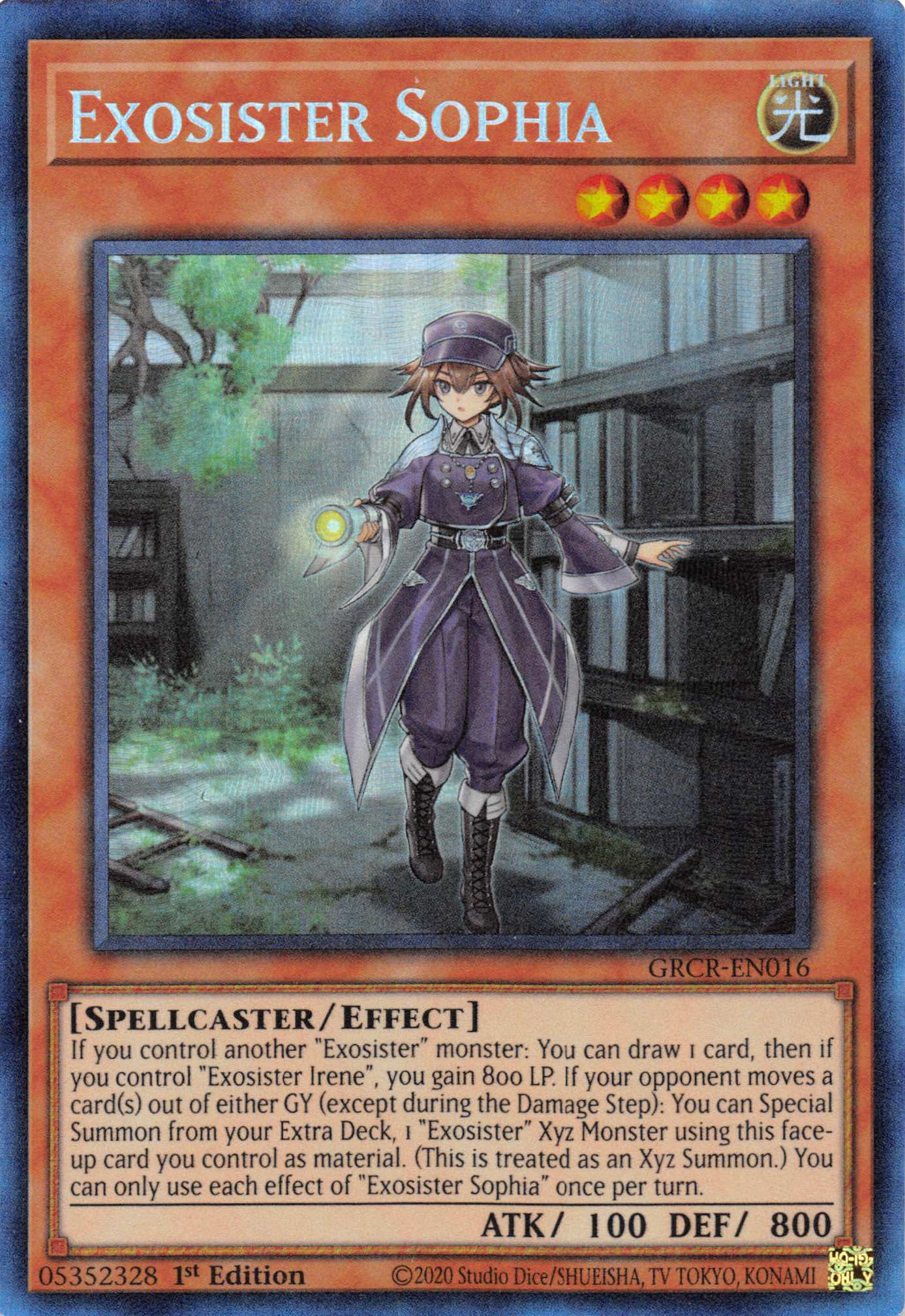 Exosister Sophia [GRCR-EN016] Collector's Rare | The CG Realm