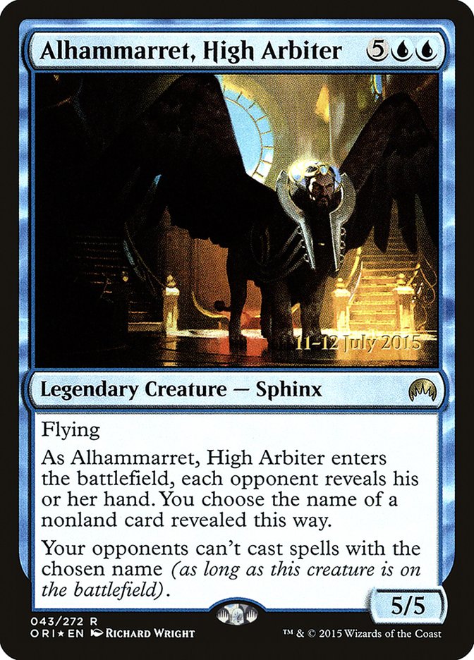 Alhammarret, High Arbiter [Magic Origins Prerelease Promos] | The CG Realm