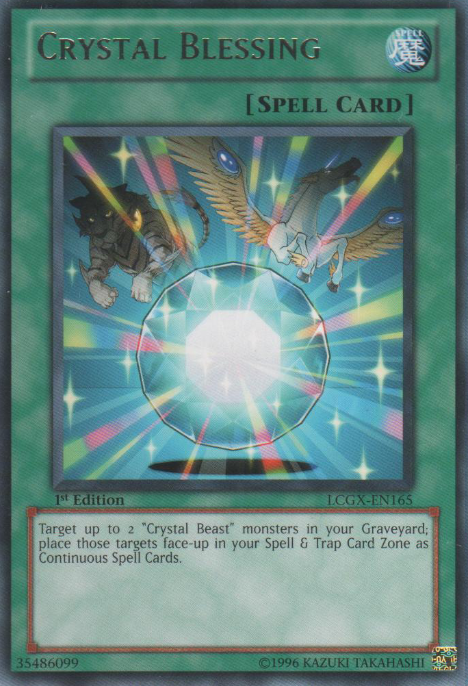 Crystal Blessing [LCGX-EN165] Rare | The CG Realm