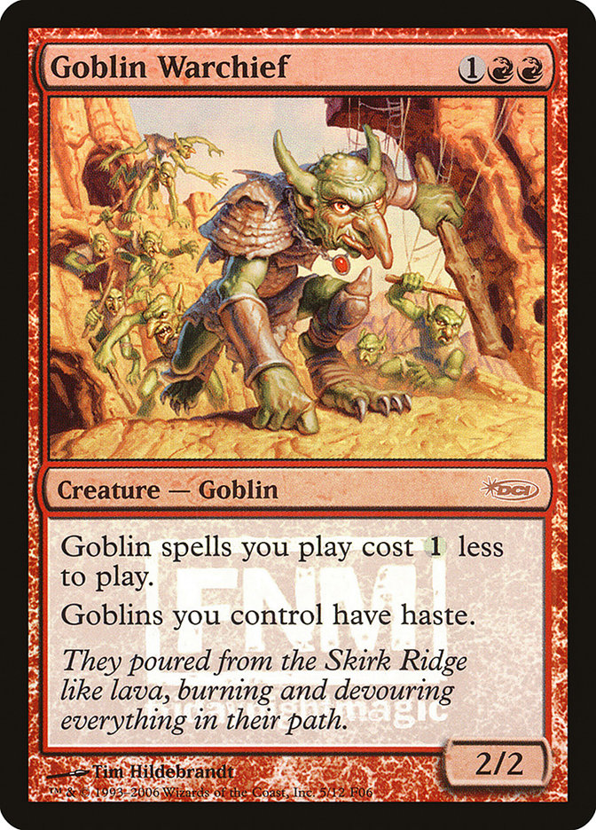 Goblin Warchief [Friday Night Magic 2006] | The CG Realm