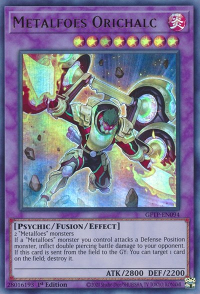 Metalfoes Orichalc [GFTP-EN094] Ultra Rare | The CG Realm