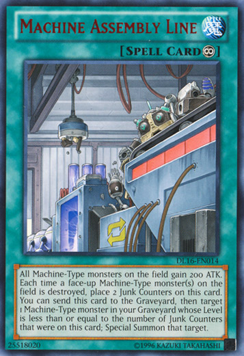 Machine Assembly Line (Red) [DL16-EN014] Rare | The CG Realm