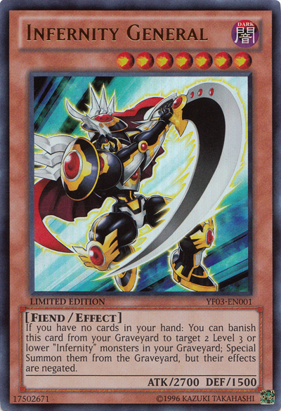 Infernity General [YF03-EN001] Ultra Rare | The CG Realm