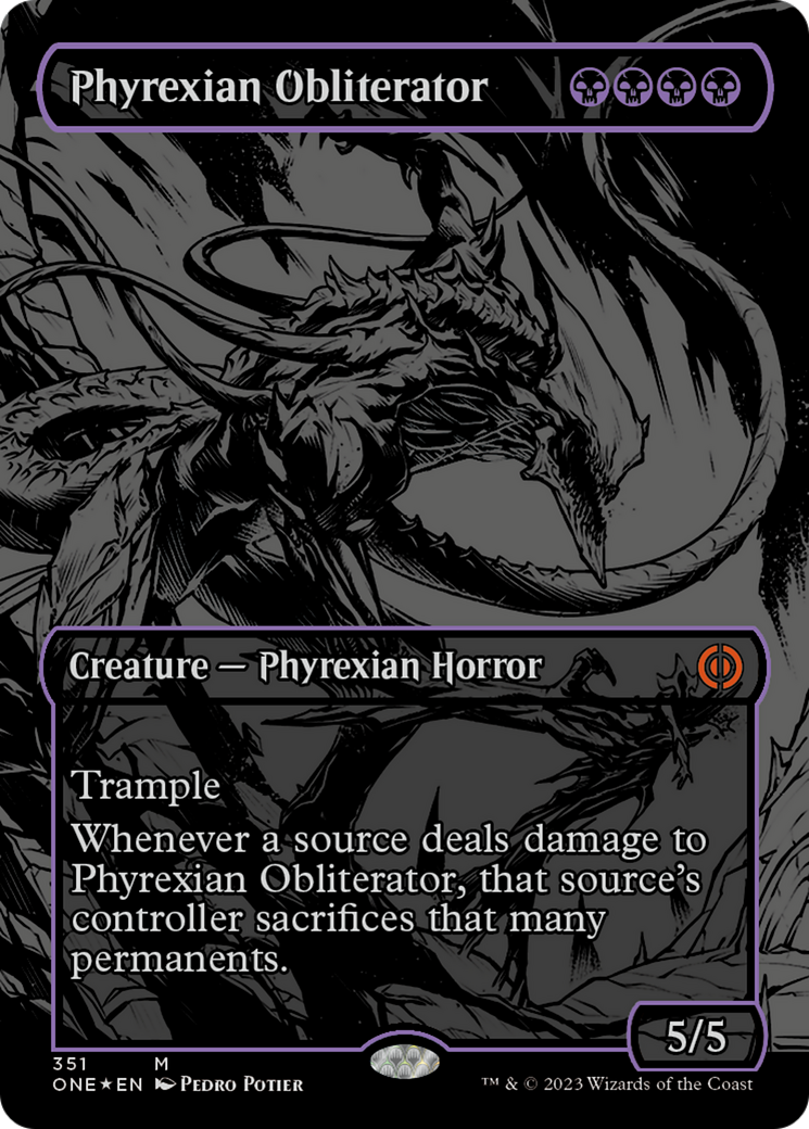 Phyrexian Obliterator (Oil Slick Raised Foil) [Phyrexia: All Will Be One] | The CG Realm