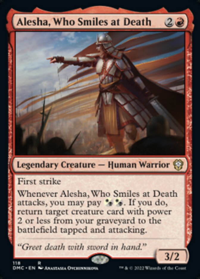 Alesha, Who Smiles at Death [Dominaria United Commander] | The CG Realm