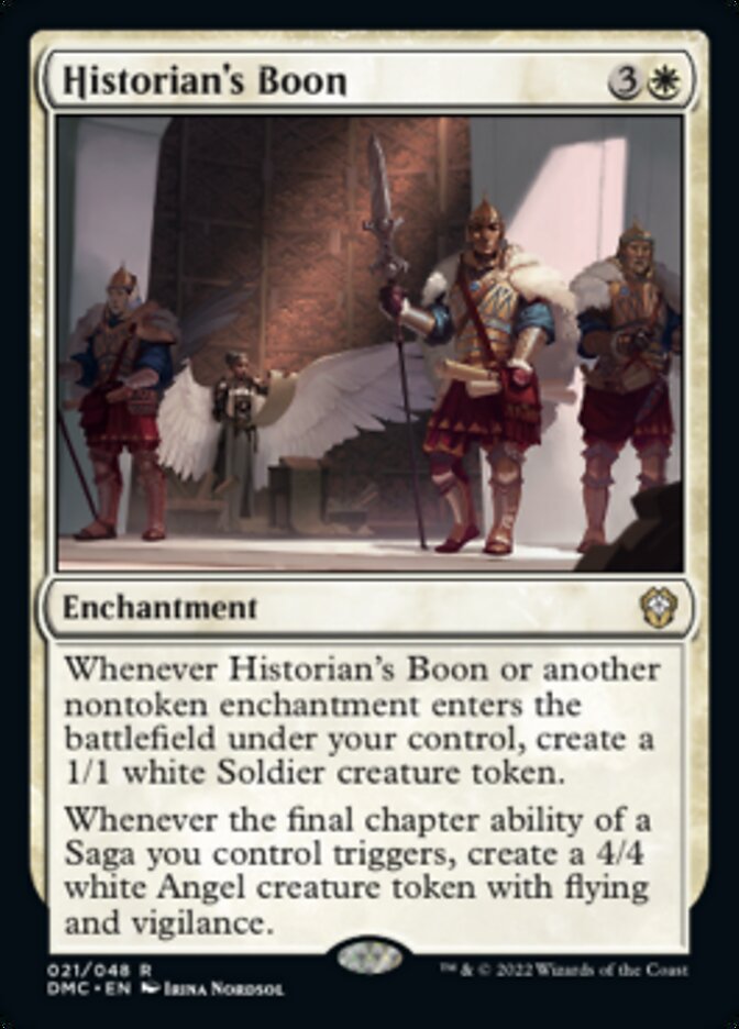 Historian's Boon [Dominaria United Commander] | The CG Realm