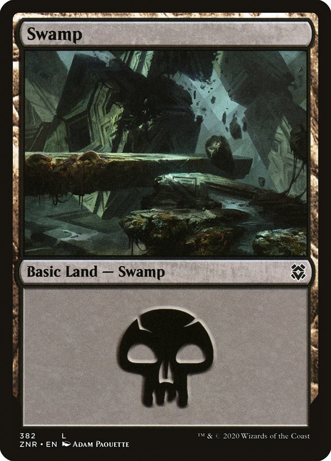 Swamp (382) [Zendikar Rising] | The CG Realm