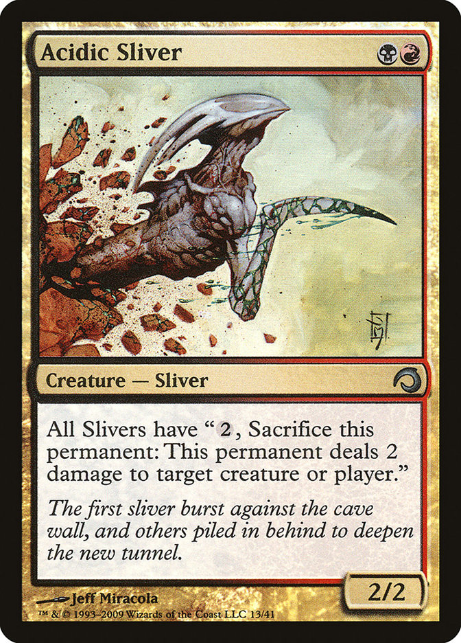 Acidic Sliver [Premium Deck Series: Slivers] | The CG Realm