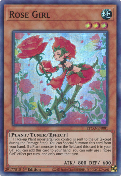 Rose Girl [ETCO-EN081] Super Rare | The CG Realm