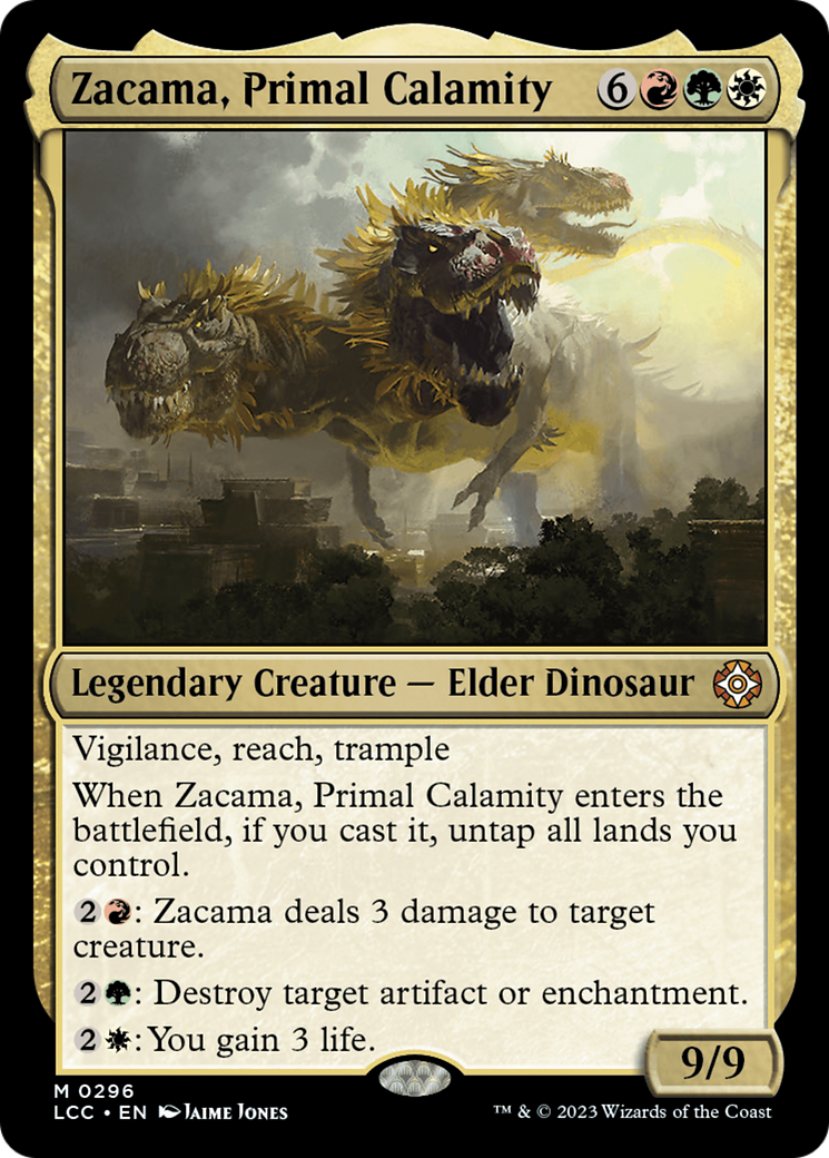 Zacama, Primal Calamity [The Lost Caverns of Ixalan Commander] | The CG Realm