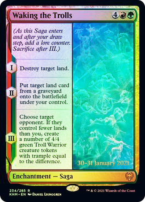 Waking the Trolls [Kaldheim Prerelease Promos] | The CG Realm