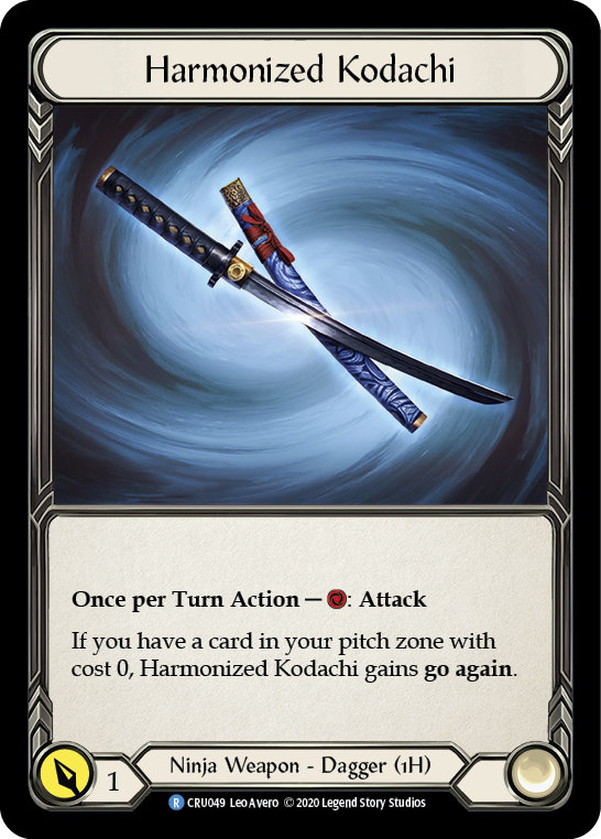 Harmonized Kodachi [CRU049] (Crucible of War)  1st Edition Normal | The CG Realm