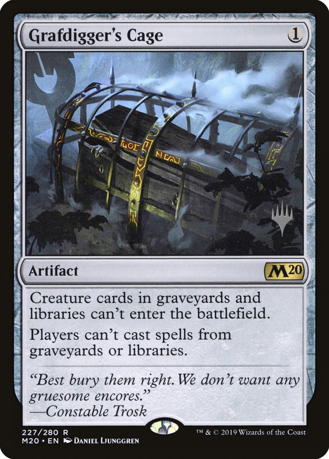 Grafdigger's Cage (Promo Pack) [Core Set 2020 Promos] | The CG Realm