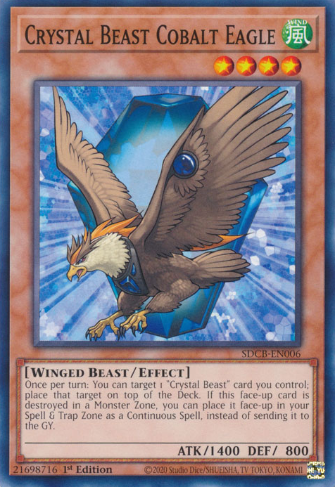 Crystal Beast Cobalt Eagle [SDCB-EN006] Common | The CG Realm