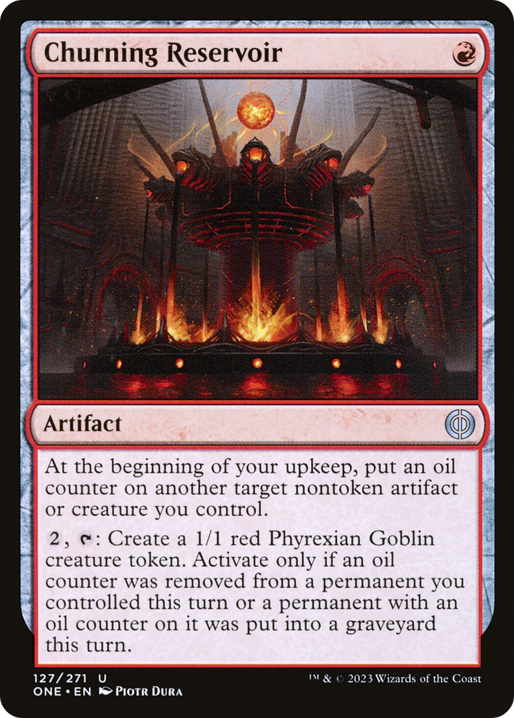 Churning Reservoir [Phyrexia: All Will Be One] | The CG Realm