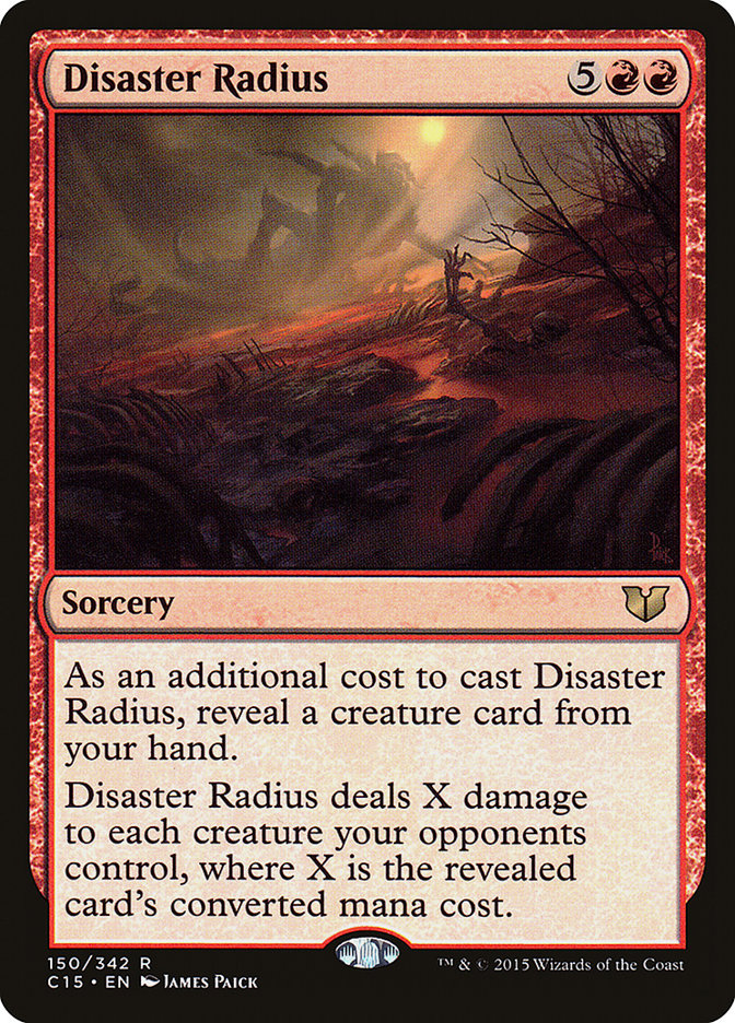 Disaster Radius [Commander 2015] | The CG Realm