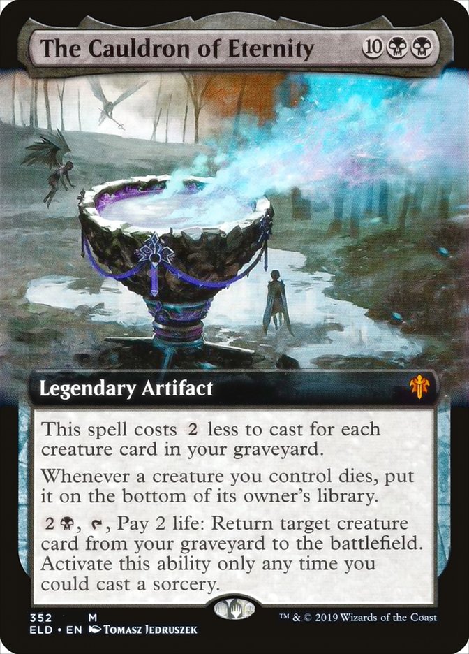 The Cauldron of Eternity (Extended Art) [Throne of Eldraine] | The CG Realm