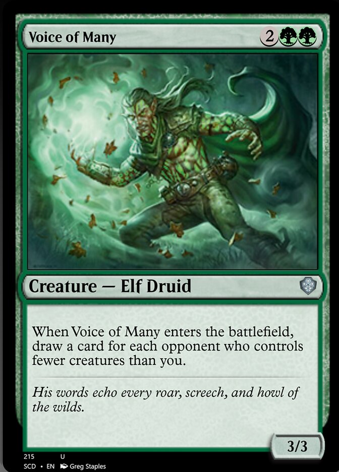 Voice of Many [Starter Commander Decks] | The CG Realm