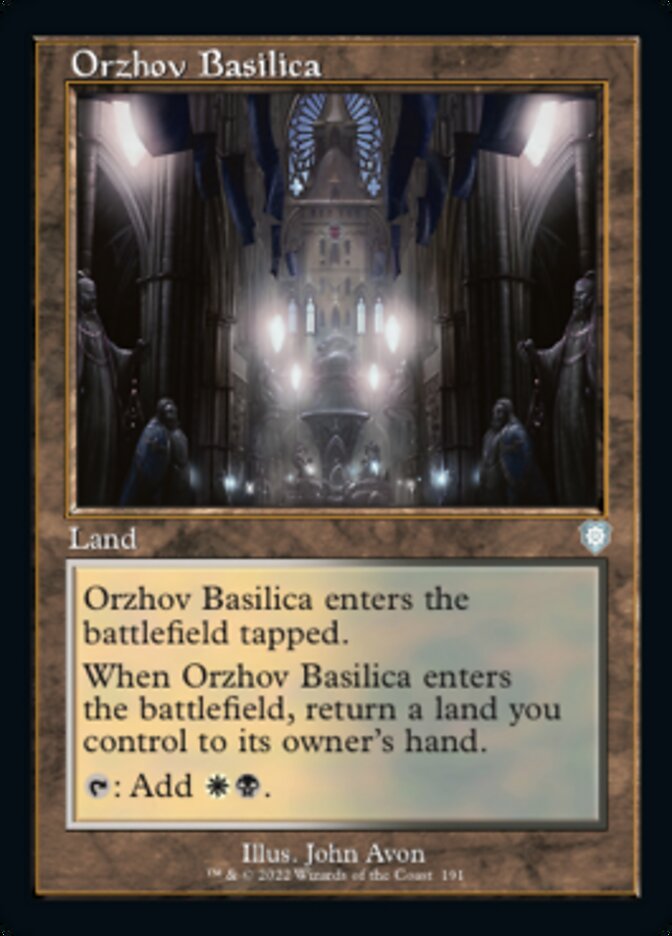 Orzhov Basilica (Retro) [The Brothers' War Commander] | The CG Realm