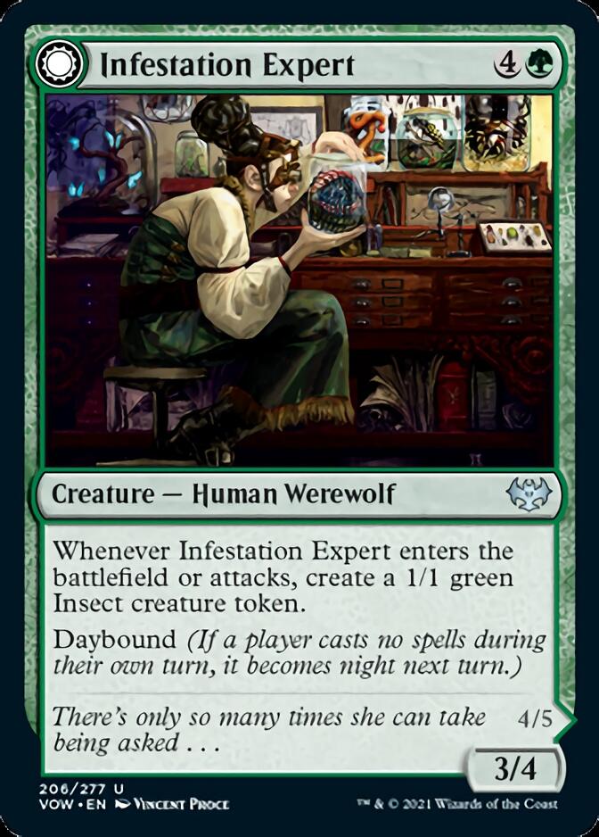 Infestation Expert // Infested Werewolf [Innistrad: Crimson Vow] | The CG Realm