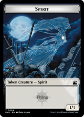 Spirit (0018) // Spirit (0004) Double-Sided Token [Ravnica Remastered Tokens] | The CG Realm