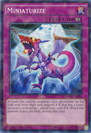 Miniaturize [BP03-EN206] Shatterfoil Rare | The CG Realm