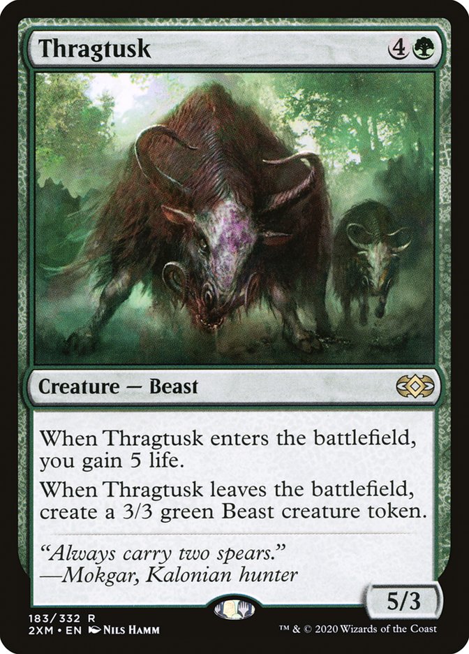 Thragtusk [Double Masters] | The CG Realm