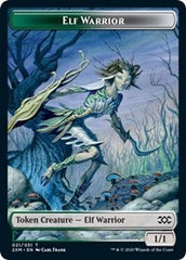 Elf Warrior // Plant Double-Sided Token [Double Masters Tokens] | The CG Realm