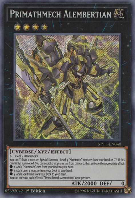 Primathmech Alembertian [MYFI-EN040] Secret Rare | The CG Realm