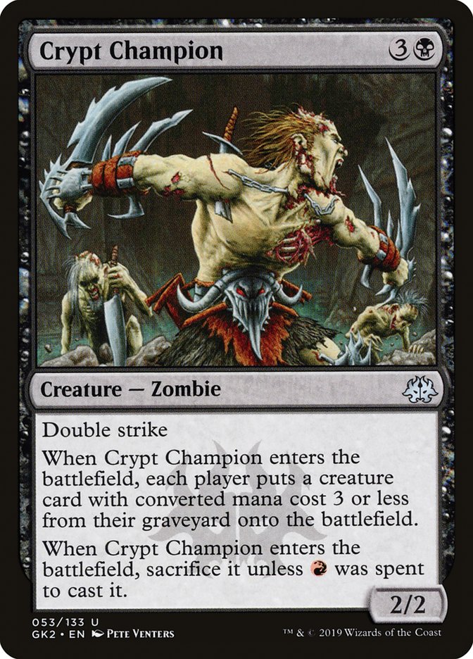 Crypt Champion [Ravnica Allegiance Guild Kit] | The CG Realm