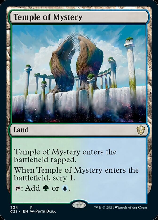 Temple of Mystery [Commander 2021] | The CG Realm