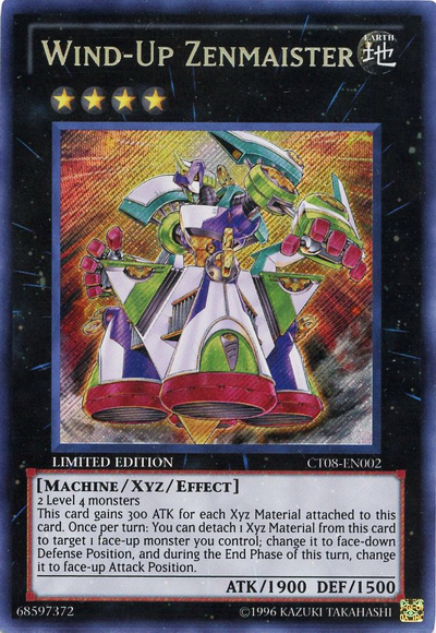 Wind-Up Zenmaister [CT08-EN002] Secret Rare | The CG Realm