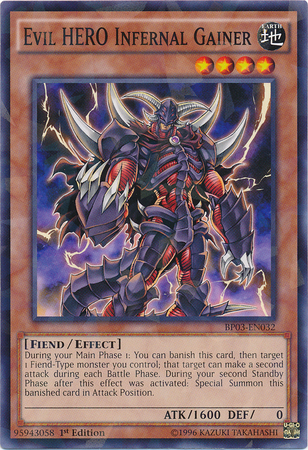 Evil HERO Infernal Gainer [BP03-EN032] Shatterfoil Rare | The CG Realm