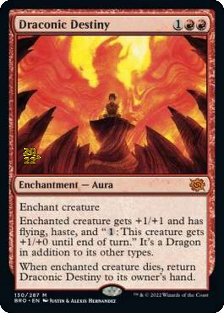 Draconic Destiny [The Brothers' War Prerelease Promos] | The CG Realm