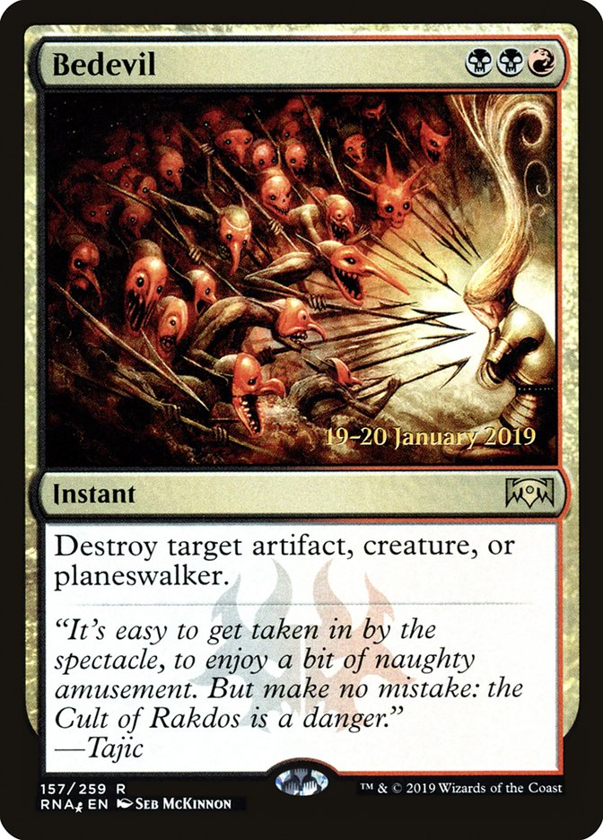 Bedevil [Ravnica Allegiance Prerelease Promos] | The CG Realm