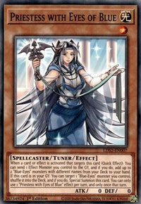 Priestess with Eyes of Blue [LDS2-EN007] Common | The CG Realm