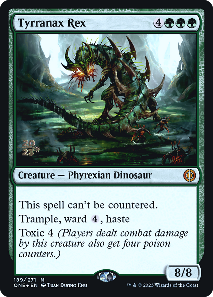 Tyrranax Rex [Phyrexia: All Will Be One Prerelease Promos] | The CG Realm